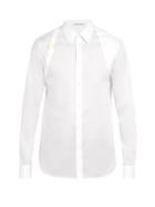 Matchesfashion.com Alexander Mcqueen - Harness Cotton Shirt - Mens - White