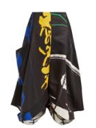 Matchesfashion.com Jw Anderson - X Gilbert & George Print Culottes - Womens - Black Multi