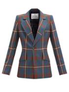 Matchesfashion.com Vivienne Westwood - Lou Lou Tartan-checked Blazer - Womens - Multi