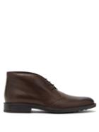 Matchesfashion.com Tod's - Leather Desert Boots - Mens - Brown