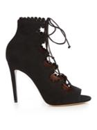 Tabitha Simmons Farraday Suede Lace-up Pumps