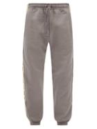 Gucci - Gg-logo Cotton-jersey Track Pants - Mens - Grey