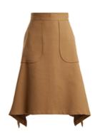 See By Chloé City Cotton-blend Midi Skirt