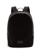 Paul Smith Logo-print Leather-trimmed Canvas Backpack