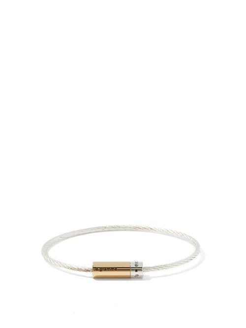 Matchesfashion.com Le Gramme - 9g Cable Sterling-silver Bracelet - Mens - Silver