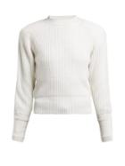 Matchesfashion.com Fendi - Embroidered Cuff Cashmere Sweater - Womens - White