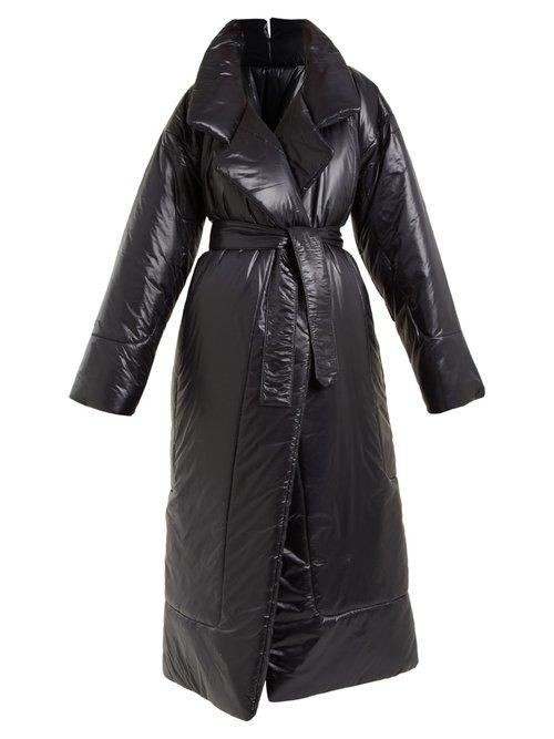Matchesfashion.com Norma Kamali - Sleeping Bag Coat - Womens - Black