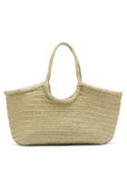 Matchesfashion.com Dragon Diffusion - Nantucket Woven-leather Basket Bag - Womens - Cream