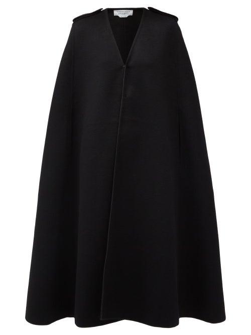 Matchesfashion.com Gabriela Hearst - Tess Recycled-cashmere Cape - Womens - Black