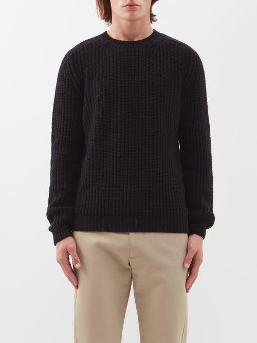Iris Von Arnim - Chris Ribbed Cashmere Sweater - Mens - Black