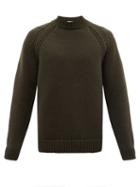 Raey - Crew-neck Chunky Wool-blend Sweater - Mens - Khaki