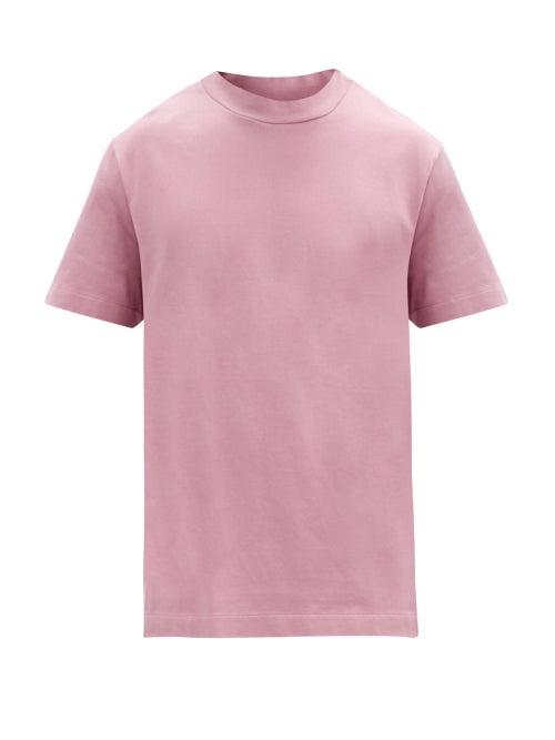 Matchesfashion.com Albam - Meyer Oversized Cotton-jersey T-shirt - Mens - Purple