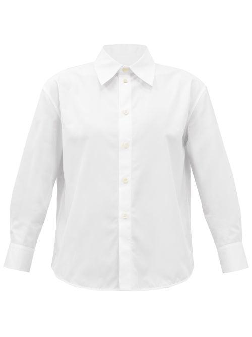 Jil Sander - Cotton-poplin Shirt - Womens - White