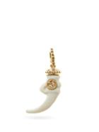 Matchesfashion.com Gucci - Le March Des Merveilles Claw & 18kt Gold Charm - Womens - White