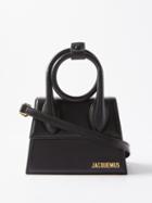 Jacquemus - Chiquito Noeud Mini Leather Bag - Womens - Black