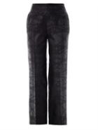 Mary Katrantzou Bridge Jacquard Wool Trousers