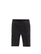 Matchesfashion.com Neil Barrett - Cotton-blend Gabardine Cargo Shorts - Mens - Black