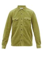 Stone Island - Patch-pocket Cotton-corduroy Shirt - Mens - Khaki