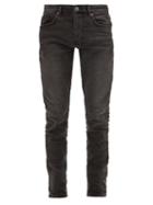 Matchesfashion.com Ksubi - Chitch Cotton-blend Slim-leg Jeans - Mens - Black