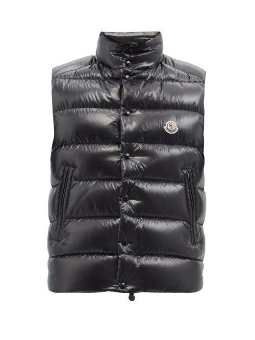 Moncler - Tibb Quilted Down Gilet - Mens - Black