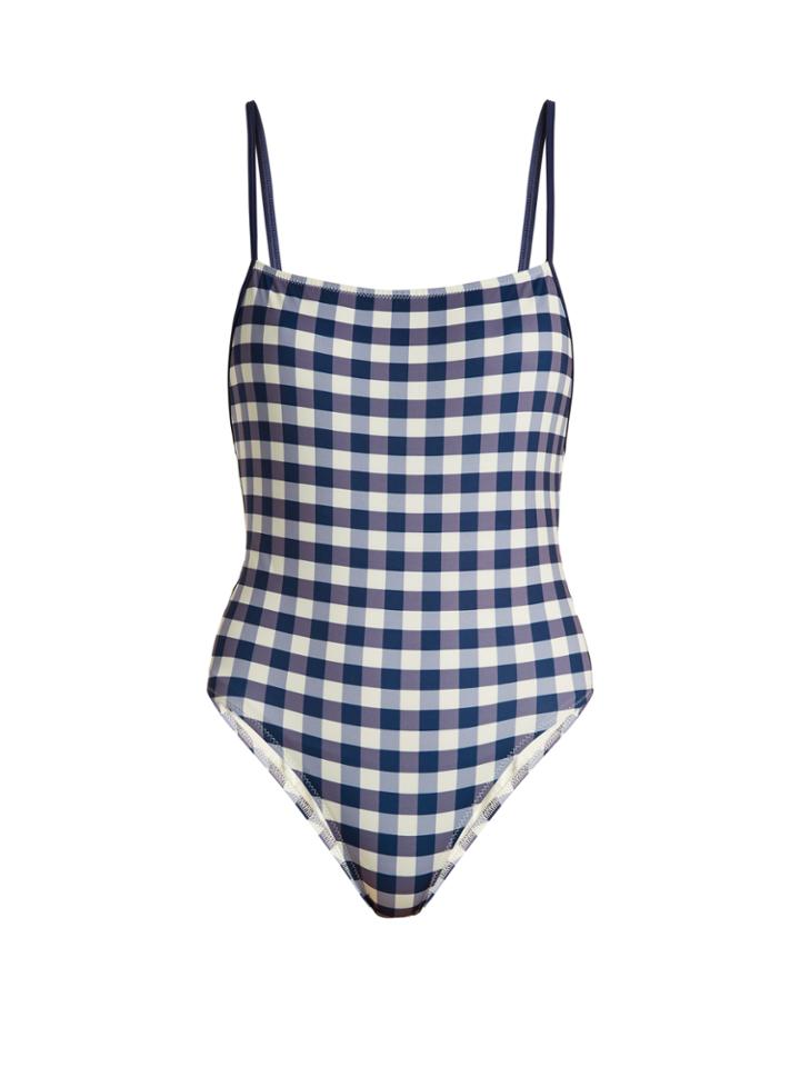 Solid & Striped The Chelsea Gingham Swimsuit