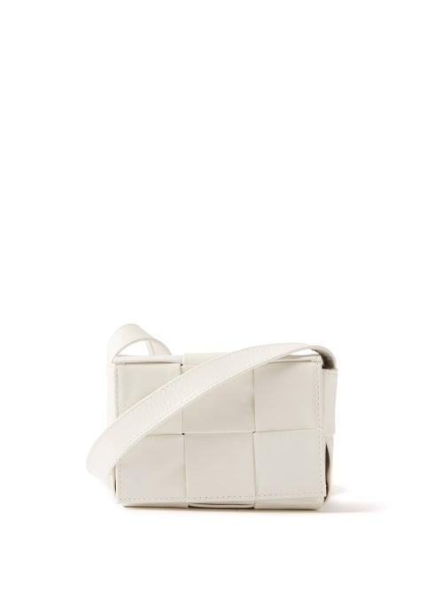 Bottega Veneta - Candy Cassette Leather Cross-body Bag - Mens - White