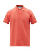 Paul Smith - Rainbow-button Cotton-piqu Polo Shirt - Mens - Orange