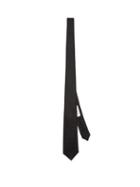 Matchesfashion.com Alexander Mcqueen - Skull Embroidered Silk Faille Tie - Mens - Black Multi