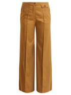 Matchesfashion.com See By Chlo - City Twill Wide Leg Trousers - Womens - Camel