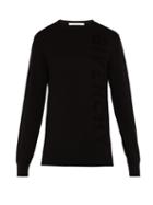Matchesfashion.com Givenchy - Logo Intarsia Cotton Sweater - Mens - Black