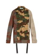 Matchesfashion.com Off-white - Camouflage Cotton Field Jacket - Mens - Khaki