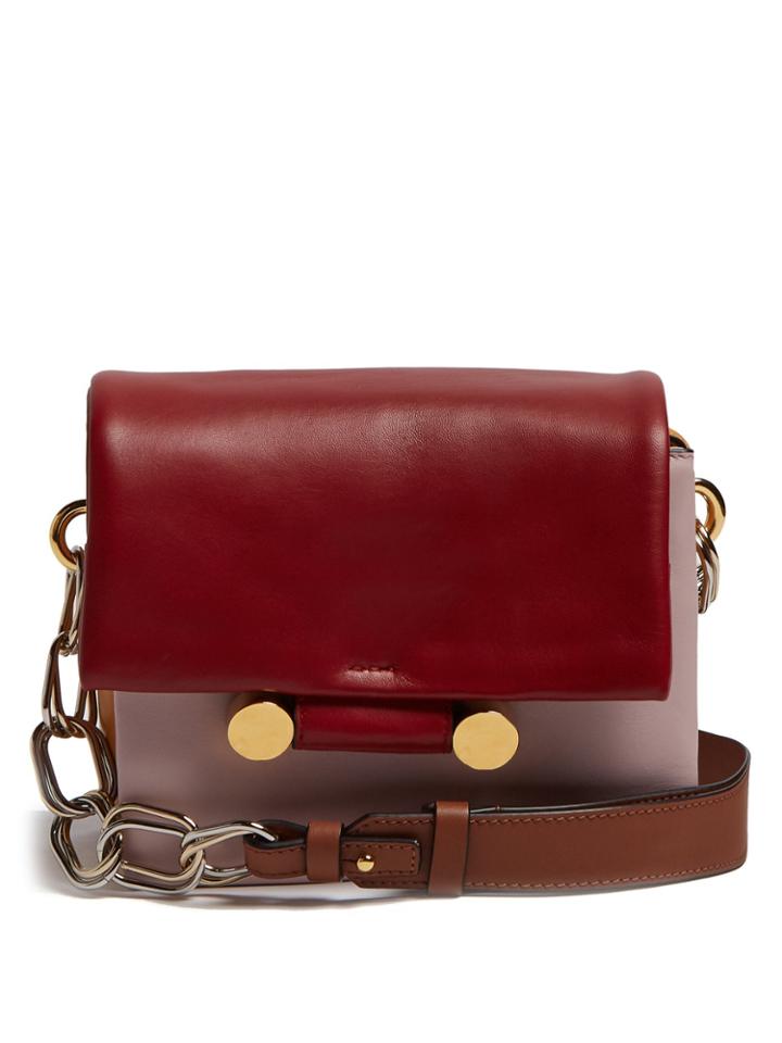 Marni Cady Leather Shoulder Bag