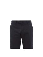 Matchesfashion.com Odyssee - Combes Cotton-stretch Shorts - Mens - Navy
