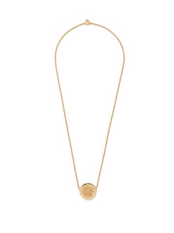 Theodora Warre Moonstone Compass Gold-plated Necklace