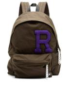 Matchesfashion.com Raf Simons X Eastpak - Pak'r Logo-appliqu Canvas Backpack - Mens - Dark Brown
