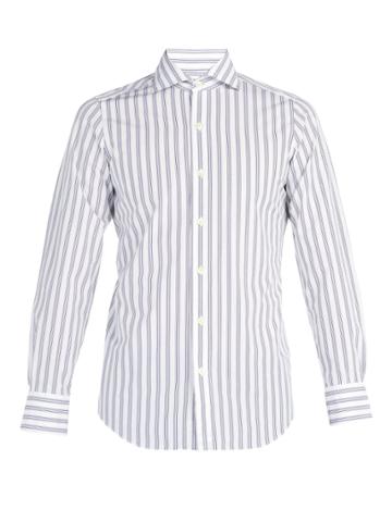 Finamore Striped Cotton Shirt