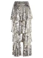 Osman Felix Sequin-embellished Cropped Trousers