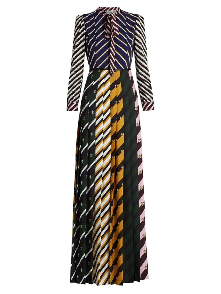 Mary Katrantzou Duritz Abstract-print Crepe De Chine Gown