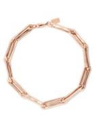 Matchesfashion.com Lauren Rubinski - Square-link 14kt Rose-gold Choker Necklace - Womens - Rose Gold