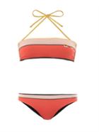 Fendi Bag Bugs-print Bandeau Bikini