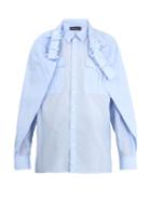 Y Project Overlay-detail Cotton-blend Shirt