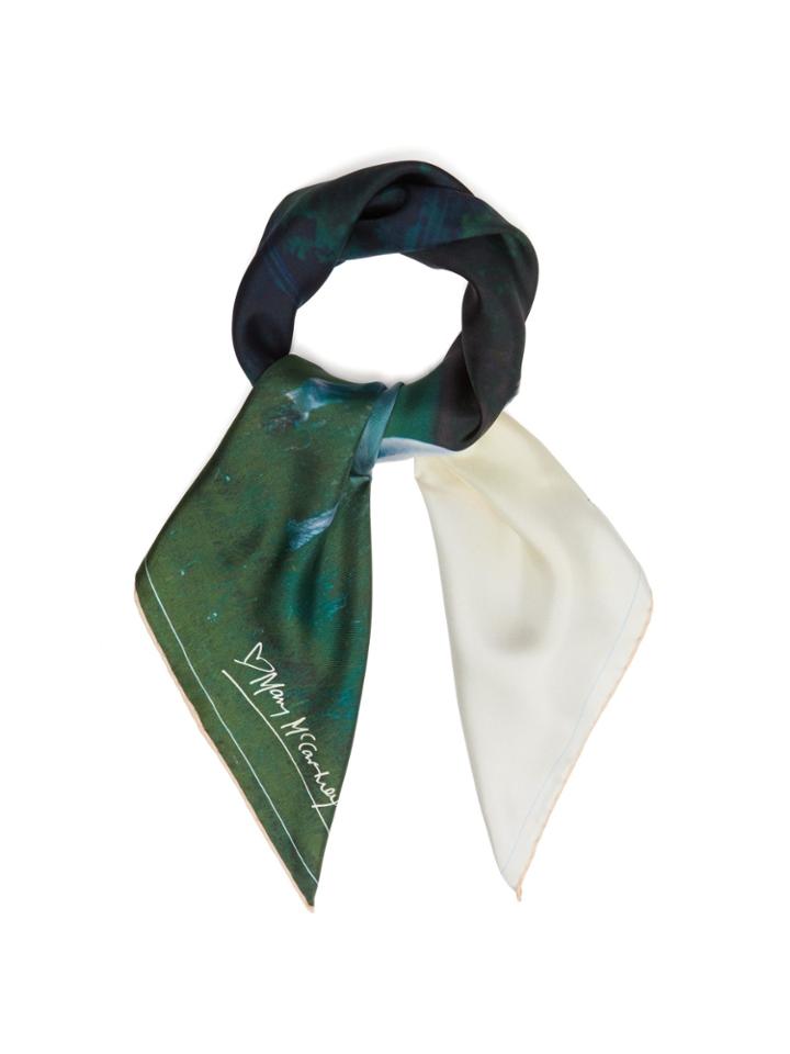 Mary Mccartney Horse-print Silk Scarf