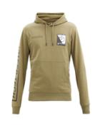 Matchesfashion.com The North Face - Steep Tech-logo Cotton-jersey Hooded Sweatshirt - Mens - Green