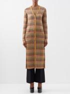 Valentino - V-jacquard Lurex Cardigan - Womens - Gold Multi