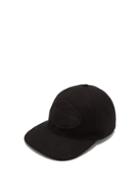 Matchesfashion.com Prada - Logo Wool Blend Baseball Cap - Mens - Black