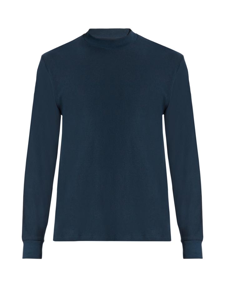 Fanmail Close-neck Cotton T-shirt