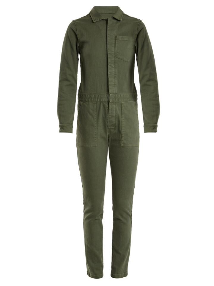 Nili Lotan Janelle Cotton-blend Jumpsuit