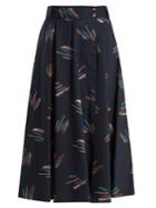 Gabriela Hearst Nellie Abstract-print Cotton Skirt
