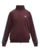 Matchesfashion.com Needles - Butterfly-embroidered Jersey Track Jacket - Mens - Burgundy