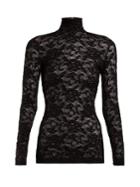 Dolce & Gabbana High-neck Floral-lace Top